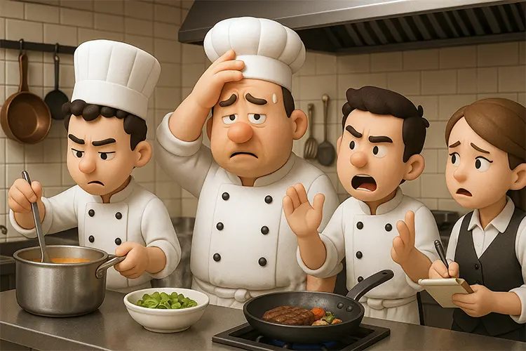 3D characters inspired by Chef Life