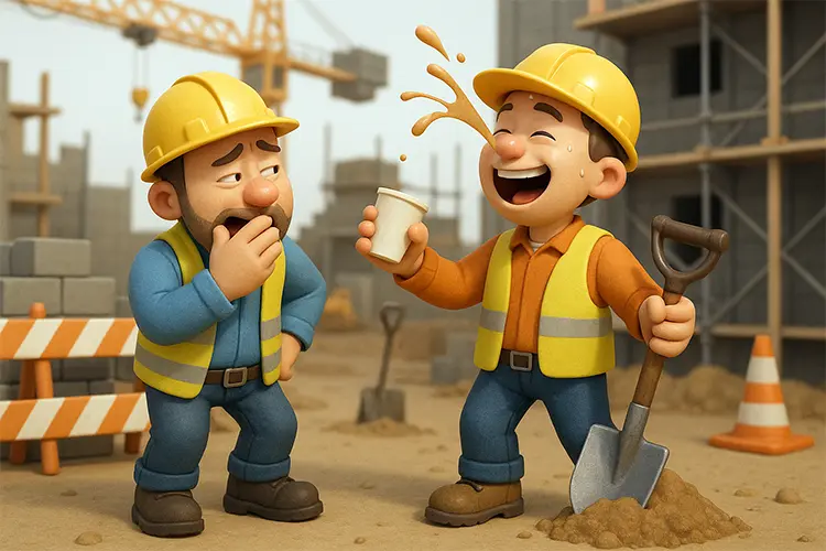 3D characters inspired by Construction Site Stories