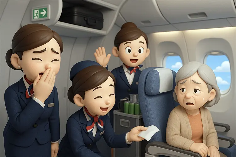 3D characters inspired by Flight Attendant Stories