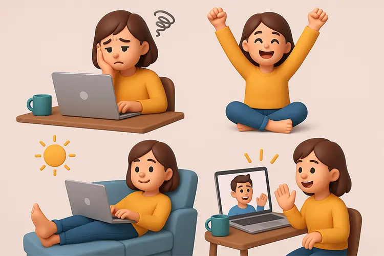 3D characters inspired by Freelancer Life