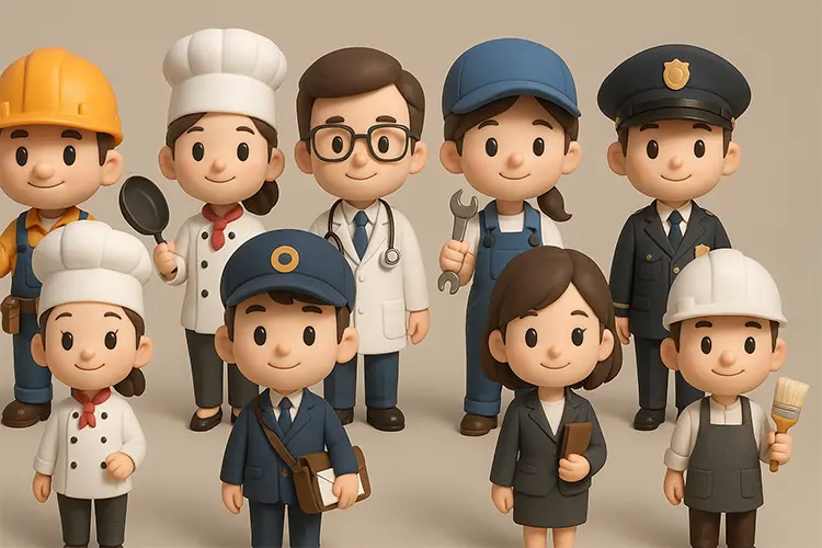 3D characters inspired by Relatable Job Moments & Stories
