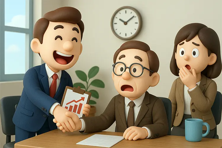 3D characters inspired by Sales Stories