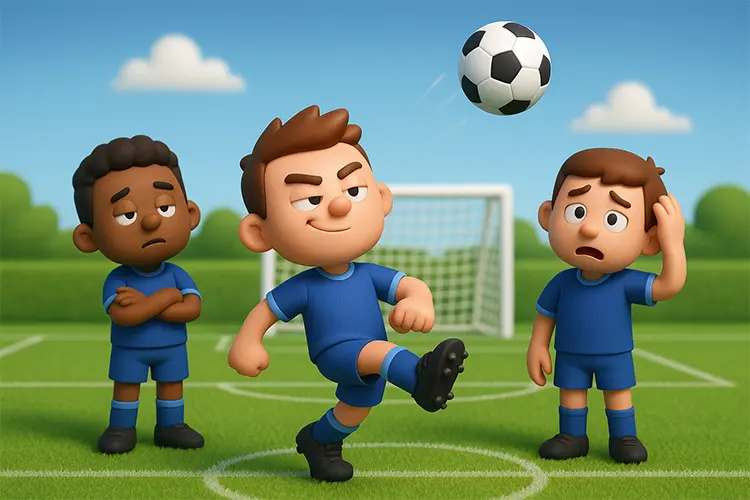 3D characters inspired by Funny Soccer Moments & Relatable Things Only Players Know